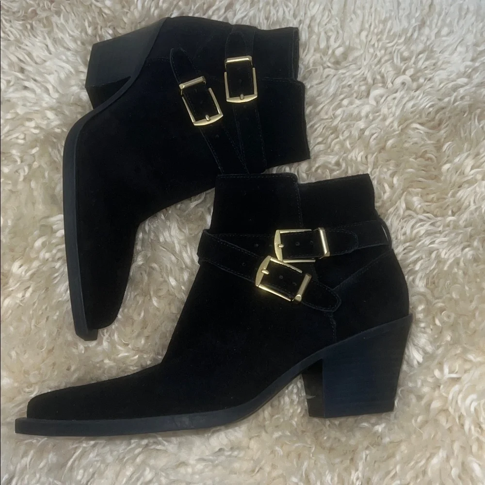DOLCE VITA RAYNER SUEDE HEELED SUEDE BOOTIE - Picture 5 of 10